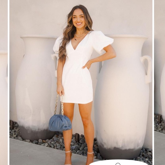 Vici Collections Puff Sleeve Mini Dress - Picture 9 of 9